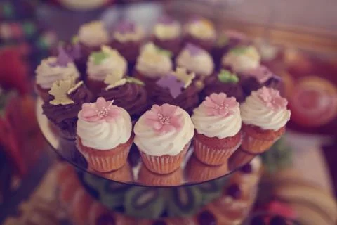 Delicious muffins Stock Photos