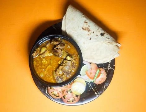 Delicious Mutton Curry, also called Ahuna or Handi Meat, Foto stock