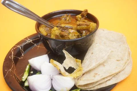 Delicious Mutton Curry, also called Ahuna or Handi Meat Фото