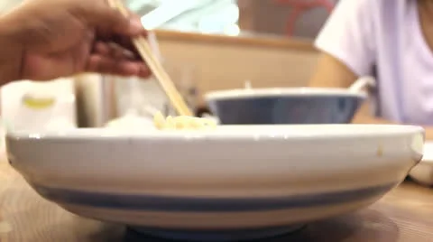 Delicious with noodles 库存影片 23087922
