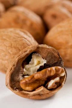 Delicious nut snack Stock Photos