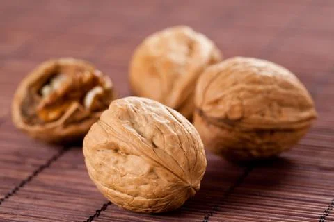 Delicious nut snack Stock Photos