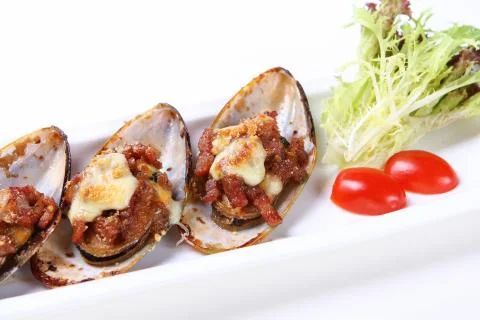 Delicious Oysters Foto stock
