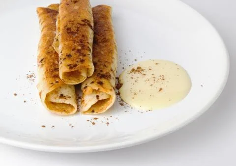 Delicious pancakes Stock Photos