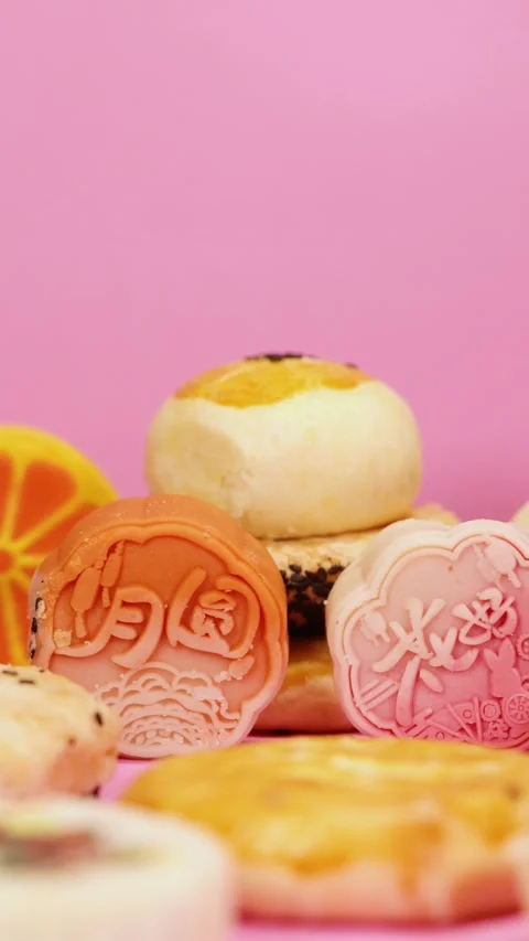 Delicious pastry Video stock 345654596