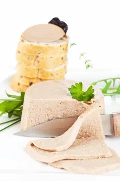 Delicious pate. Stock Photos