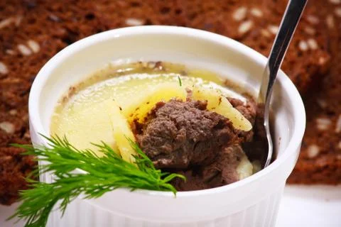 Delicious pate Fotos Stock