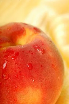 Delicious peach Stock Photos