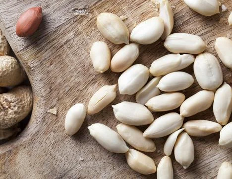 Delicious peanuts on the table Foto stock