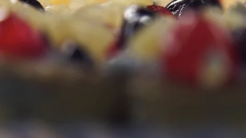 Delicious pie close up Stock Footage 90122420