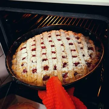Delicious  pie Stock Photos