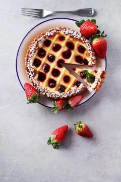 Delicious pie Stock Photos