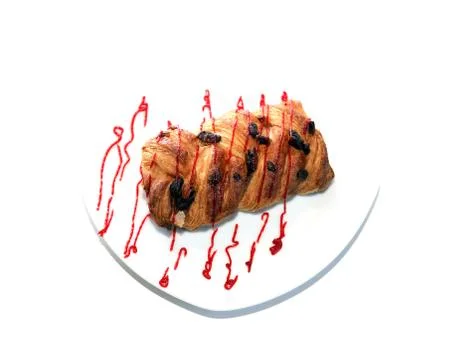 Delicious Pie On White Stock Photos
