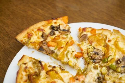 Delicious Pizza Background Stock Photos