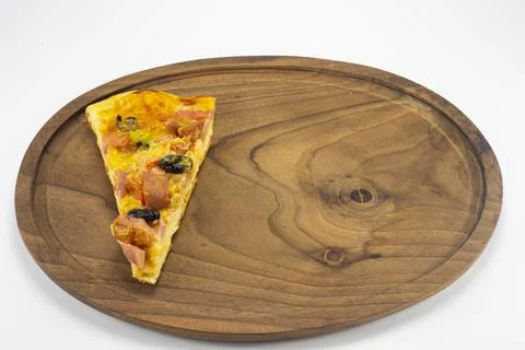 Delicious pizza on a mock-up background. Stock Photos