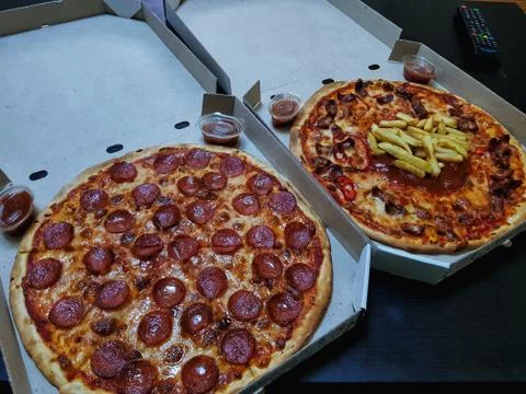 Delicious pizza Stock Photos