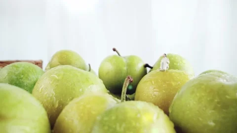 Delicious plum fruit 4k Stock Footage 178966289