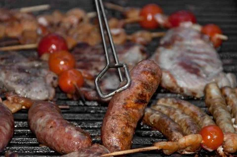 Delicious  pork steak Stock Photos