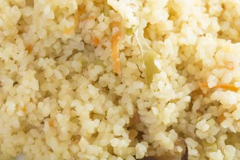 Delicious rice with vegetables. Stock Photos