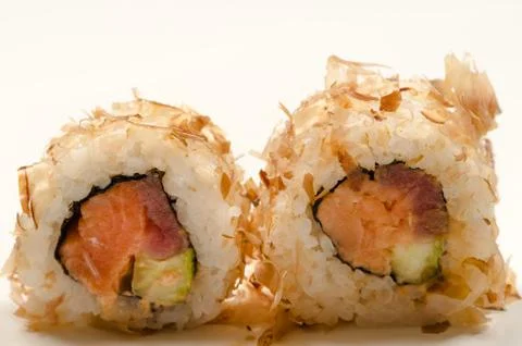 Delicious rolls closeup Stock Photos