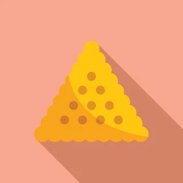 Delicious samsa flatbread presenting traditional asian pastry cuisine Illustrazione stock