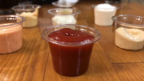 Delicious sauces. 스톡 동영상 91453543
