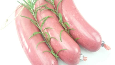 Delicious Sausage Close Up Vidéo 92957201
