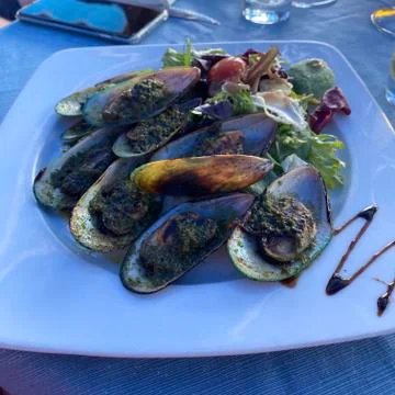 Delicious shells Stock Photos