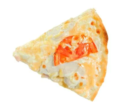 Delicious slice of pizza Stock Photos