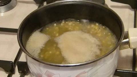 Delicious soup almost ready. Stock Footage 82117812