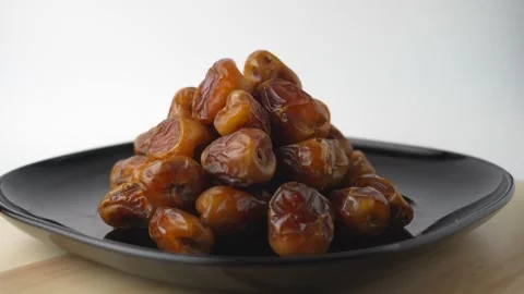Delicious sukkari dates Stock Footage 220864081