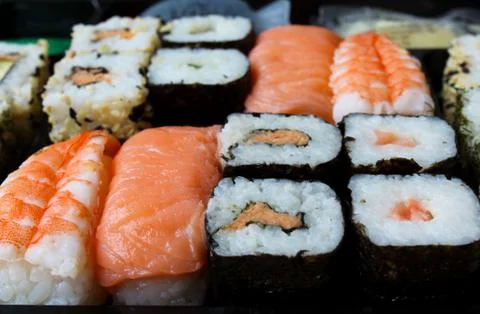 Delicious sushi Stock Photos