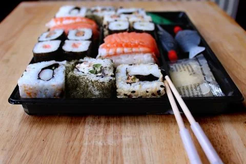 Delicious sushi Stock Photos