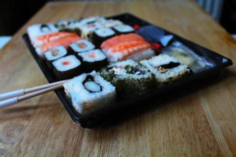 Delicious sushi Stock Photos