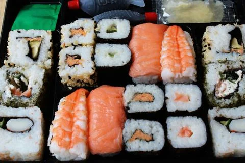 Delicious sushi Stock Photos