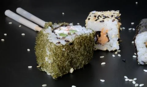 Delicious sushi Stock Photos