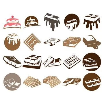 Delicious sweet chocolate bar vector Illustrazione stock