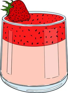 Delicious sweets and desserts. Stock Illustration