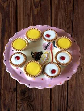 Delicious tartlets Stock Photos