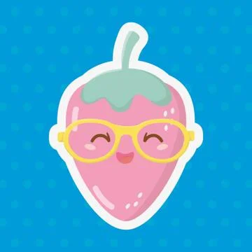 Delicious tasty cartoon Stock Illustration