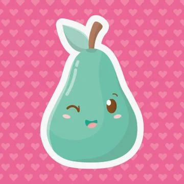 Delicious tasty cartoon Stock Illustration