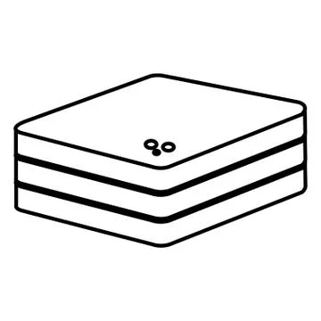 Delicious toast bread icon Illustrazione stock