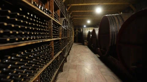 Delicious wine cellar 4 Stock-Footage 319502037