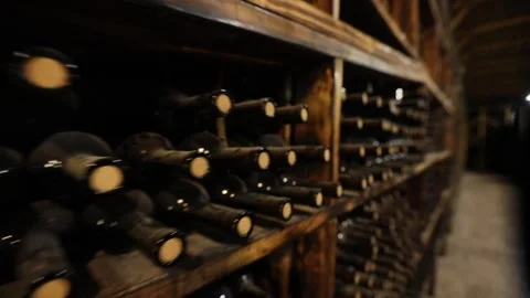 Delicious wine cellar 5 Video stock 319501839