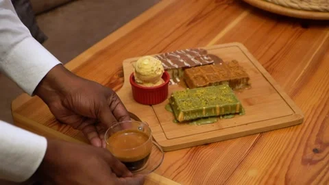 Delightful Dessert Platter Stock Footage 318303271