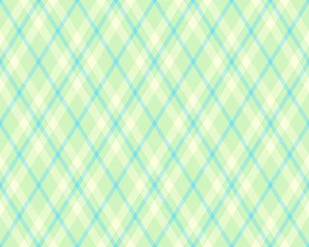 Delightful pastel plaid pattern in soft mint and cream. Perfect for backgroun Illustrazione stock