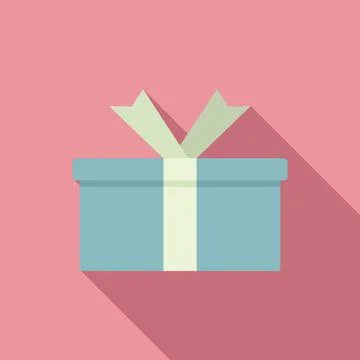 Deliver box icon flat vector. Delivery package Stock Illustration