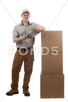 Deliver guy Stock Photos