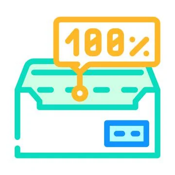 Deliverability tests color icon vector illustration Stock Illustration