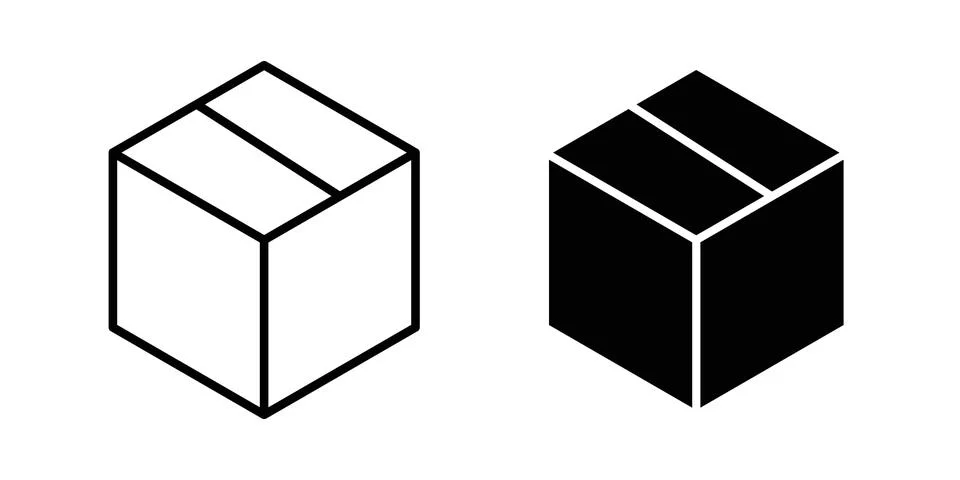 Delivering box icon vector design. EPS10 Stock Illustration
